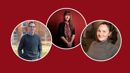 From Left to right: Robert Kopp, Caridad Svich and Park McArthur were among 188 Guggenheim Fellows selected from a pool of nearly 3,000 applicants. 